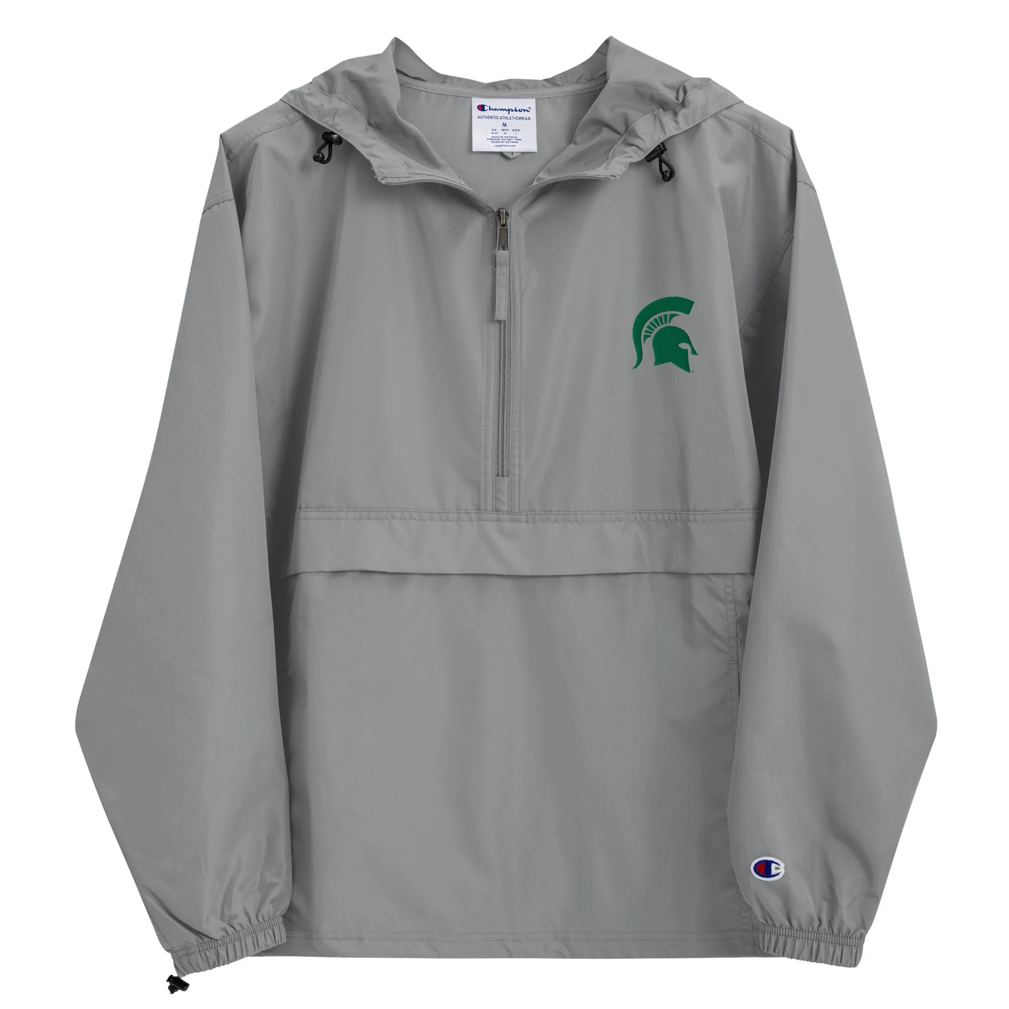 Michigan State Embroidered Windbreaker Jacket