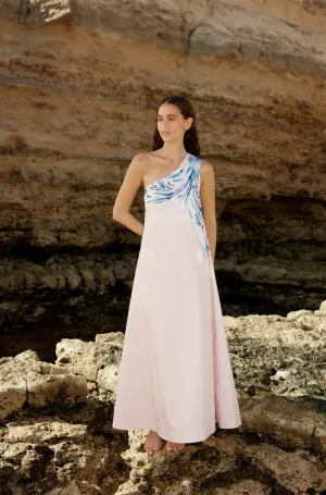 MILA Dress | SEASHELL/ICEBERG