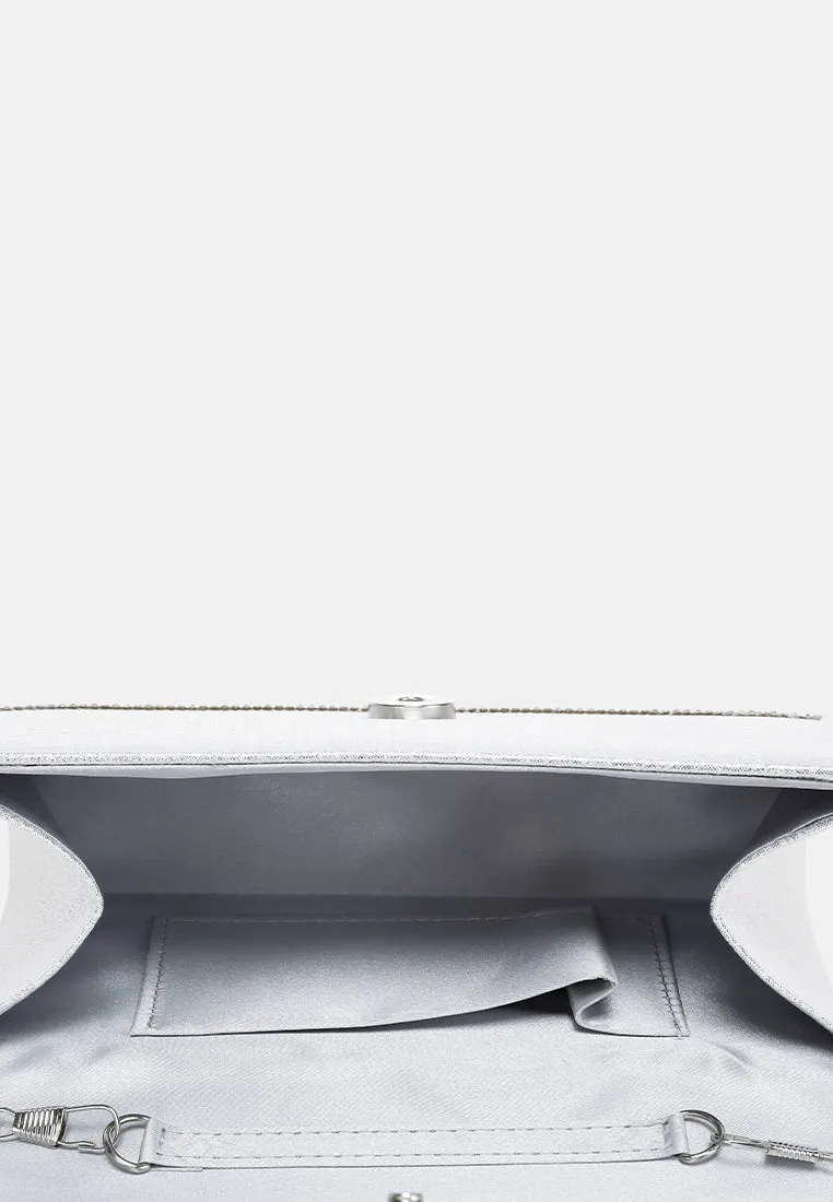 Mini Top Handle Rhinestone Bag By RAG