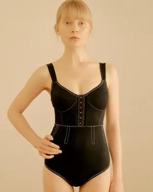 Minimal Crescendo Black Swimsuit