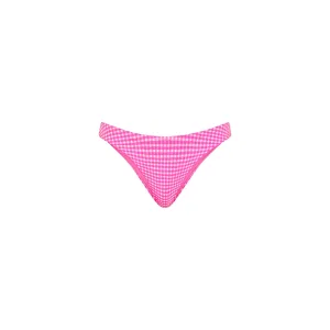 Minimal Full Coverage Bikini Bottom - Pink Diva