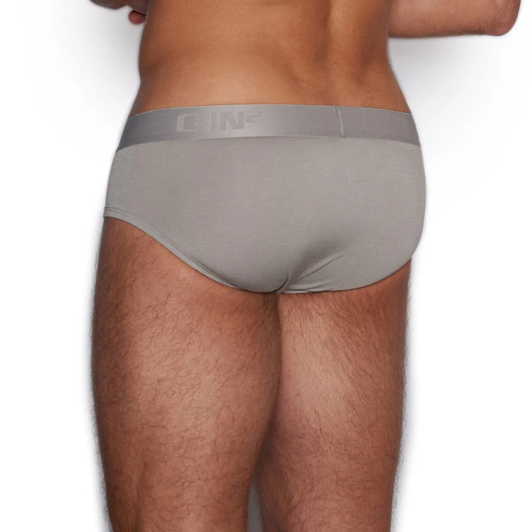 Minimal Low Rise Brief Gustav Grey