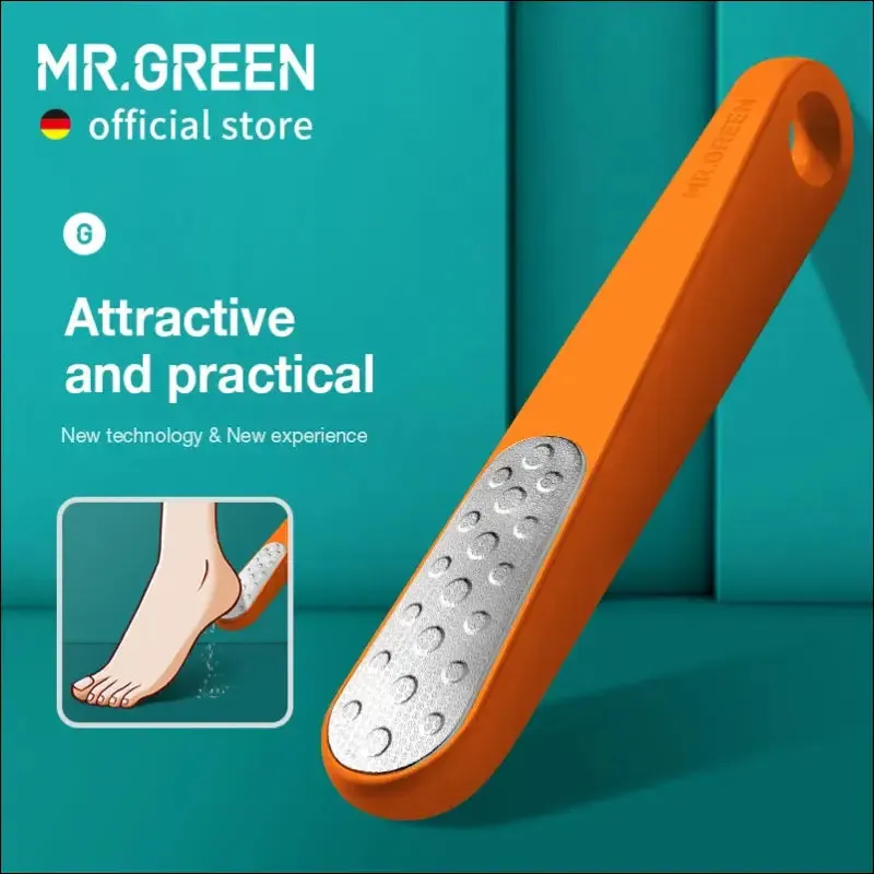 Mr.green foot file - professional double-sided dead skin remover for pedicure tools