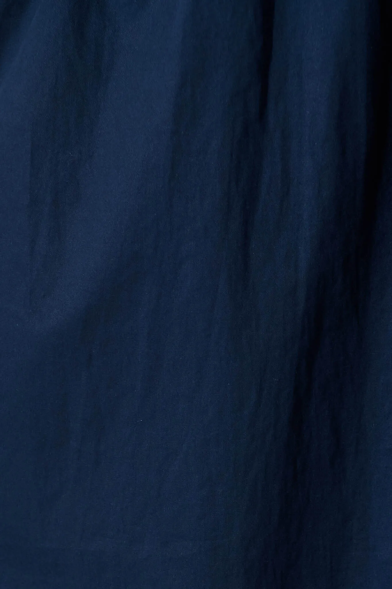 Navy Cotton Midi Dress - Mila
