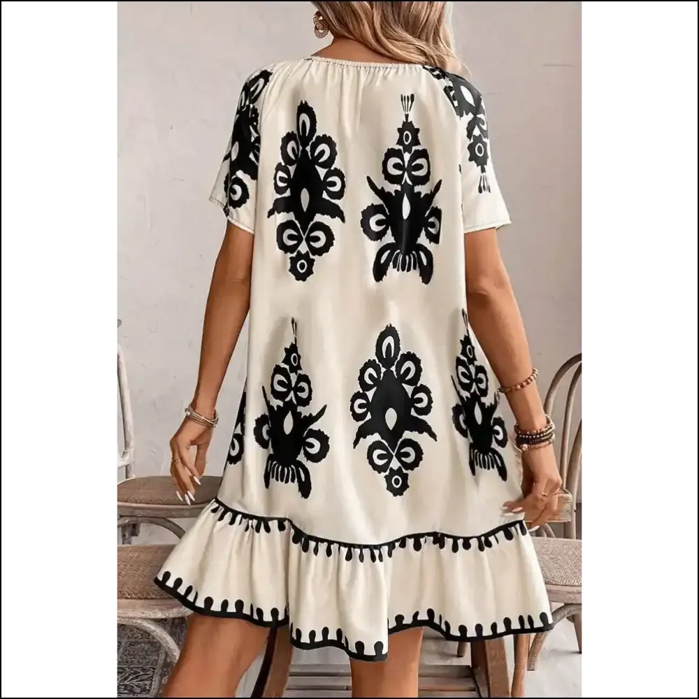 Needful Things: Ruffle Mini Dress —boho Sass Explosion 💥