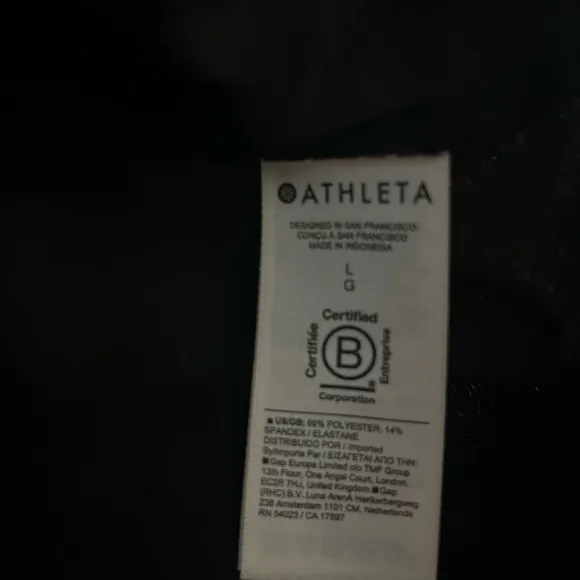NEW Athleta SZ Large Boundless Shorts Black