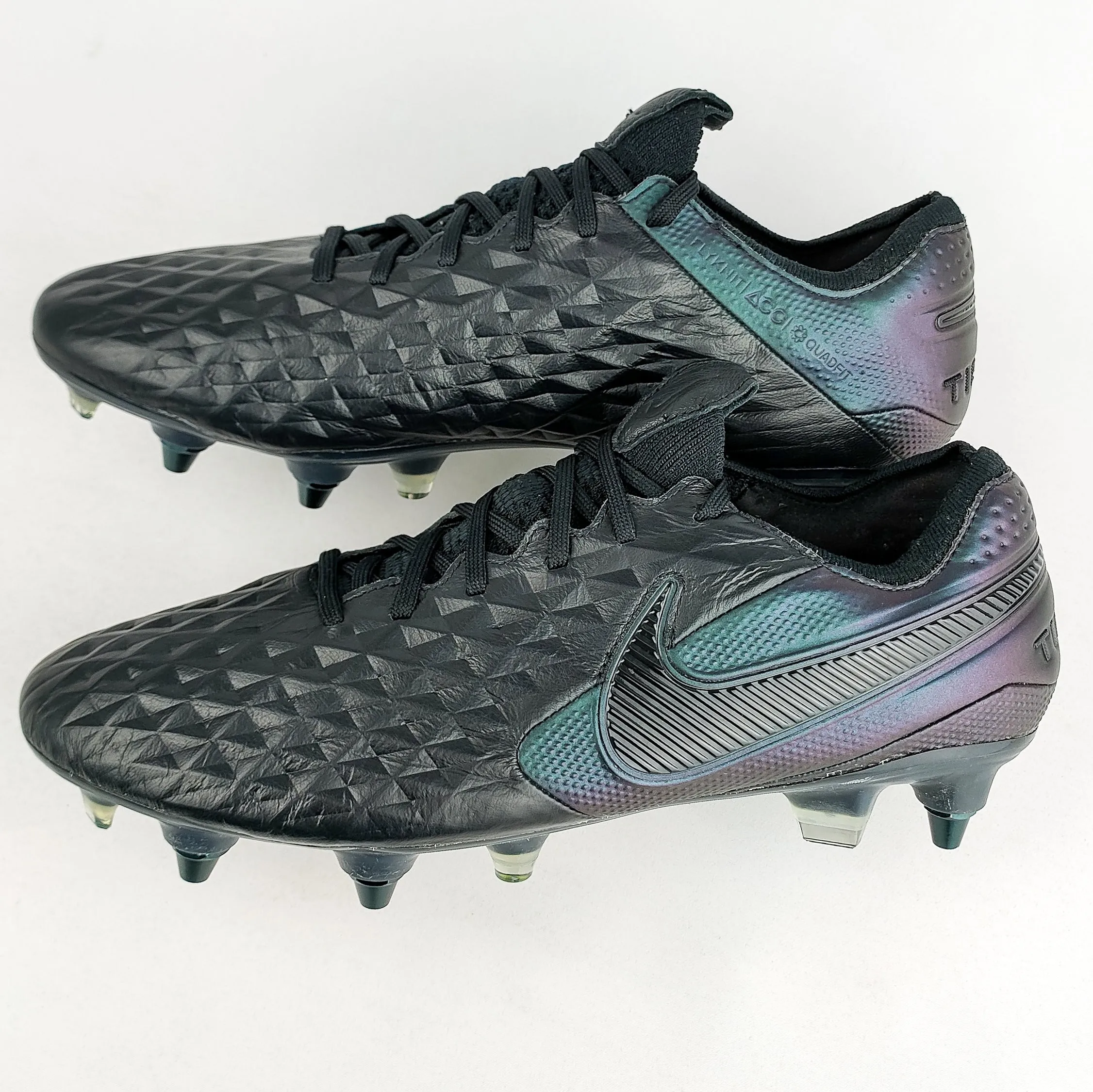 Nike Tiempo Legend VIII Elite Anti-Clog SG-Pro – Black/Kinetic Black *Brand New*