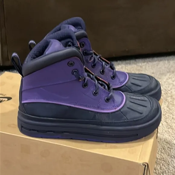 Nike Woodside duck boots new 524877 500 TD boys girls purple Toddlers 11 C