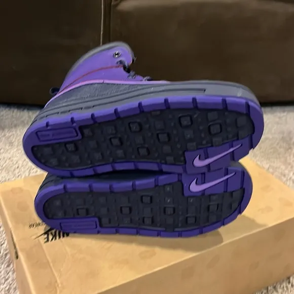 Nike Woodside duck boots new 524877 500 TD boys girls purple Toddlers 11 C