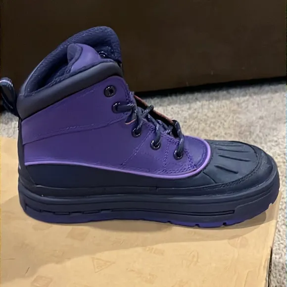 Nike Woodside duck boots new 524877 500 TD boys girls purple Toddlers 11 C