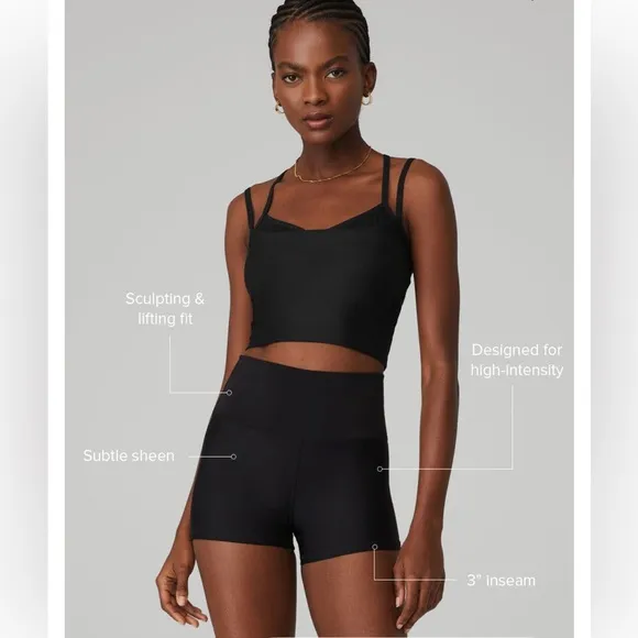 NWOT ALO Yoga 3” High-Waist Airlift Short