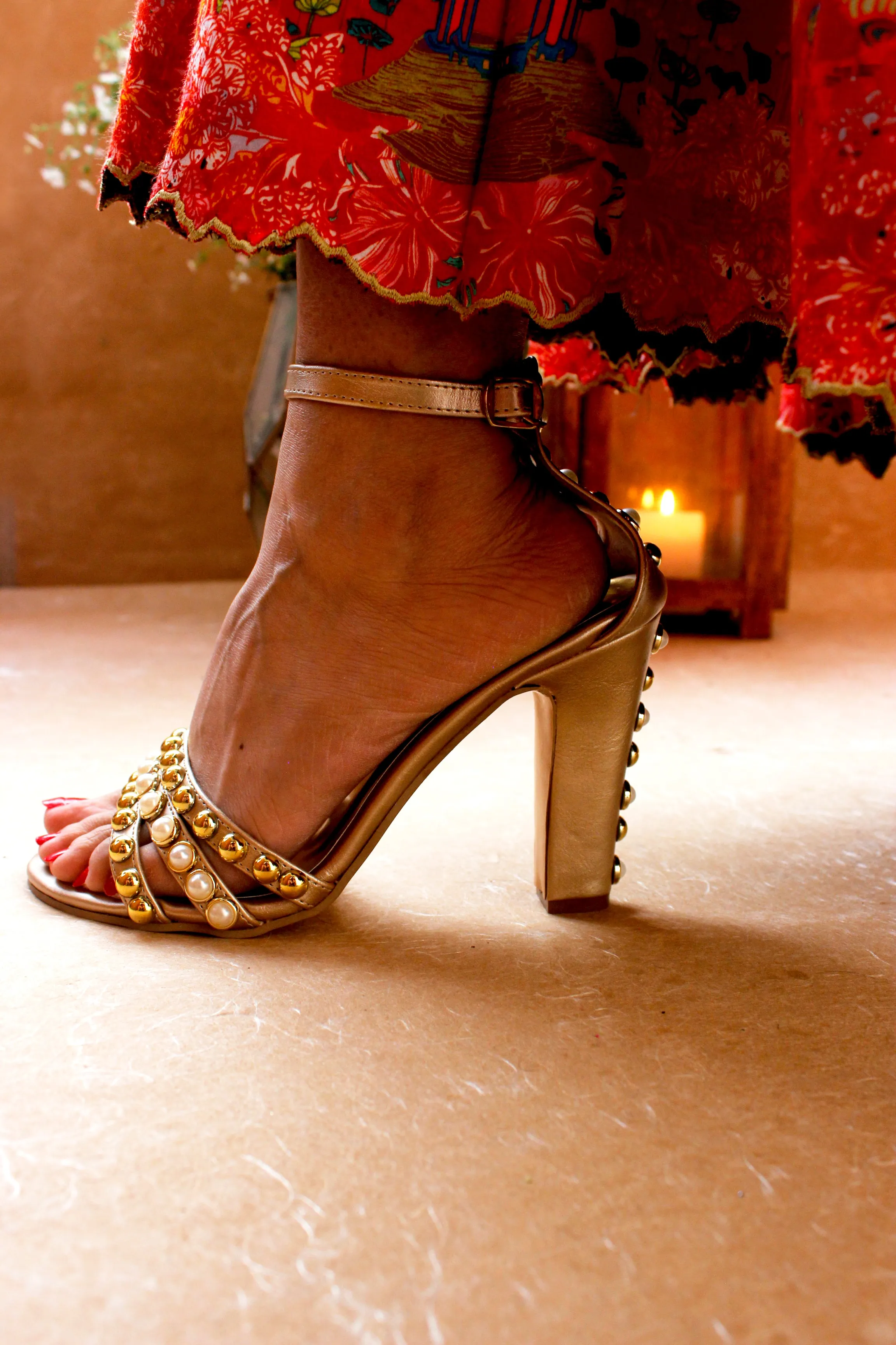 Olivia Block Heels