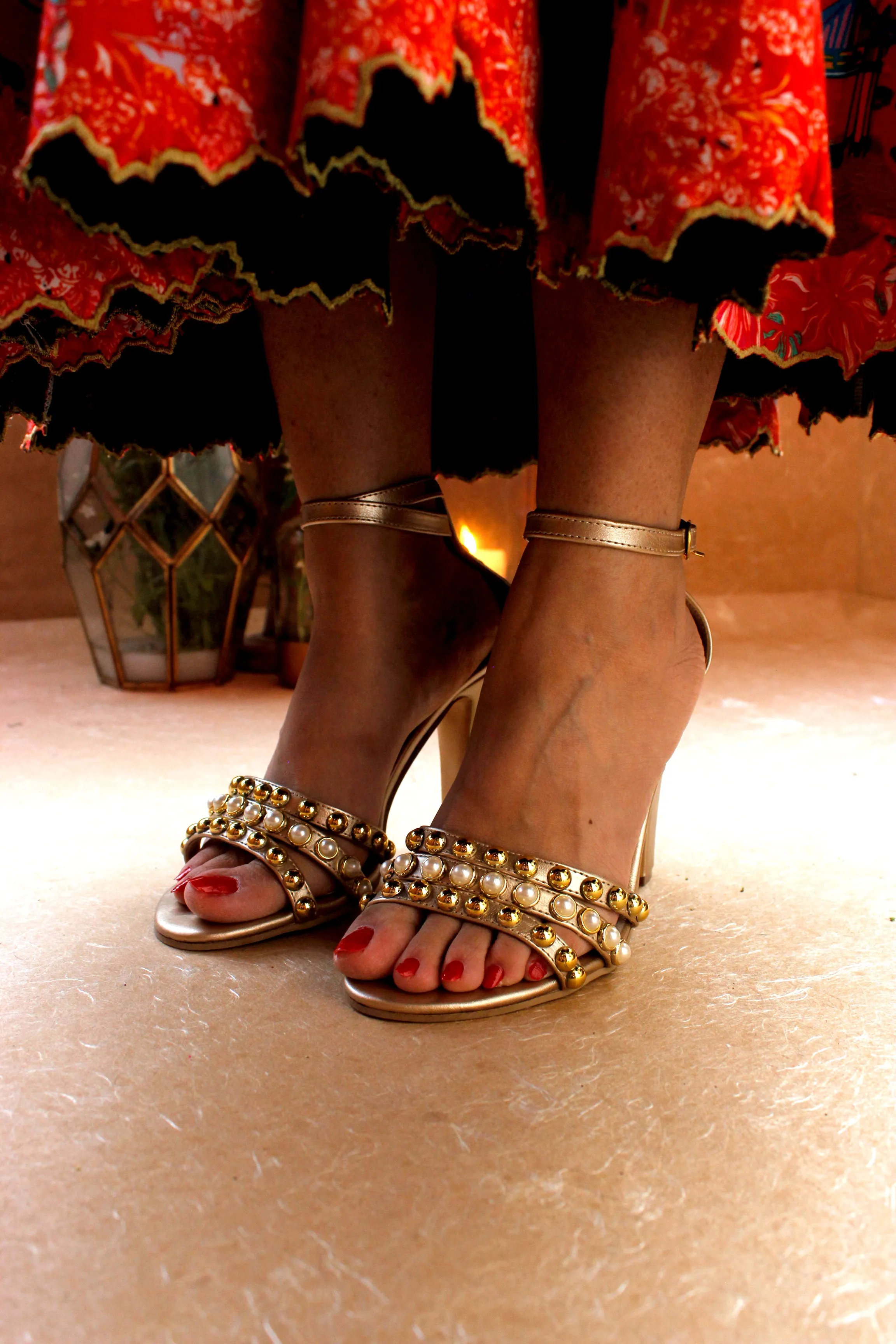 Olivia Block Heels