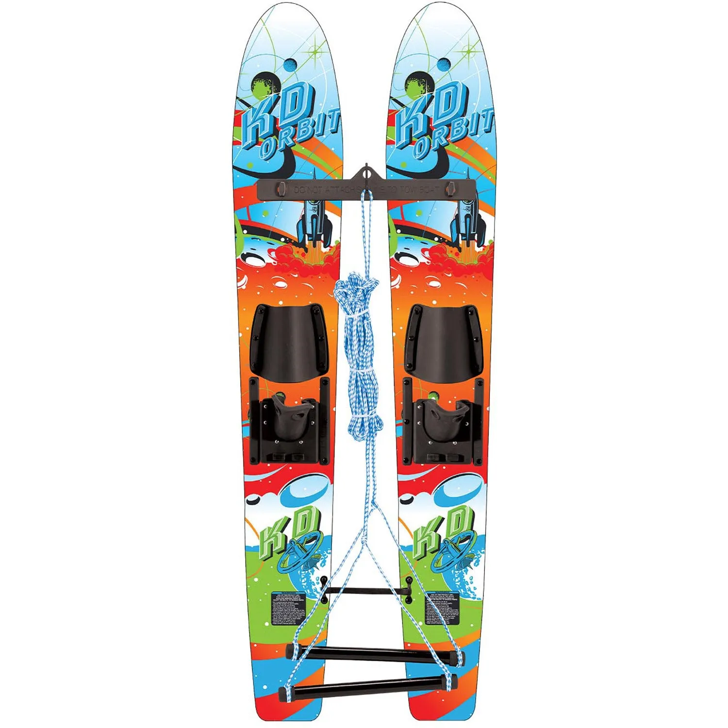 Orbit Combo Water Skis w/Rope & Bar