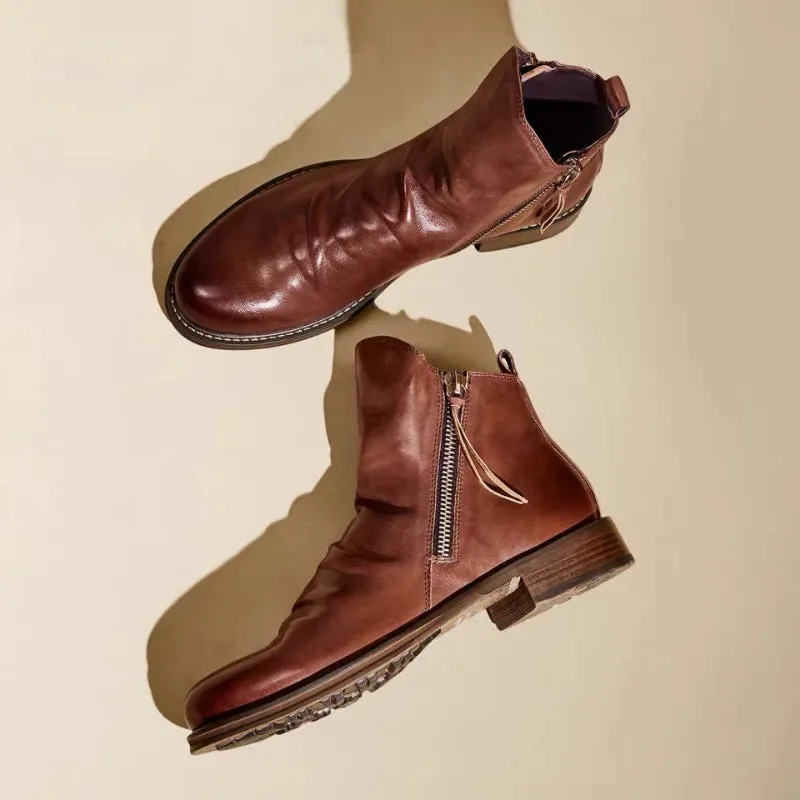 Owens | Classic Leather Chelsea Boots