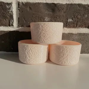 Pale Peach Shimmer Baroque Boot