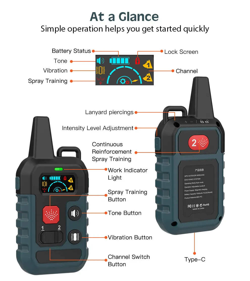 Pet Tech PT510 Citronella Remote Collar
