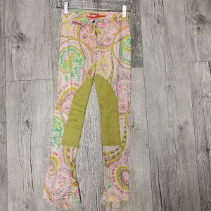 Pink Green Paisley Mod Jods