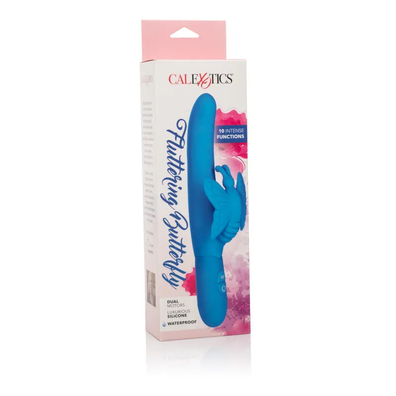 Posh 10-Function Silicone Fluttering Butterfly - Blue