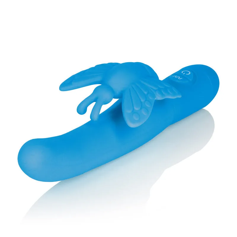 Posh 10-Function Silicone Fluttering Butterfly - Blue