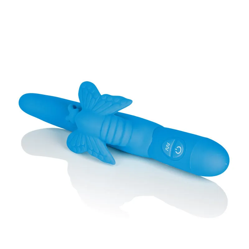 Posh 10-Function Silicone Fluttering Butterfly - Blue