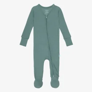 Posh Peanut Arctic Waffle Footie with Zipper