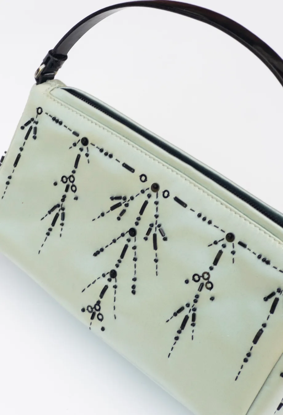 Prada Vintage Silk Beaded Bag