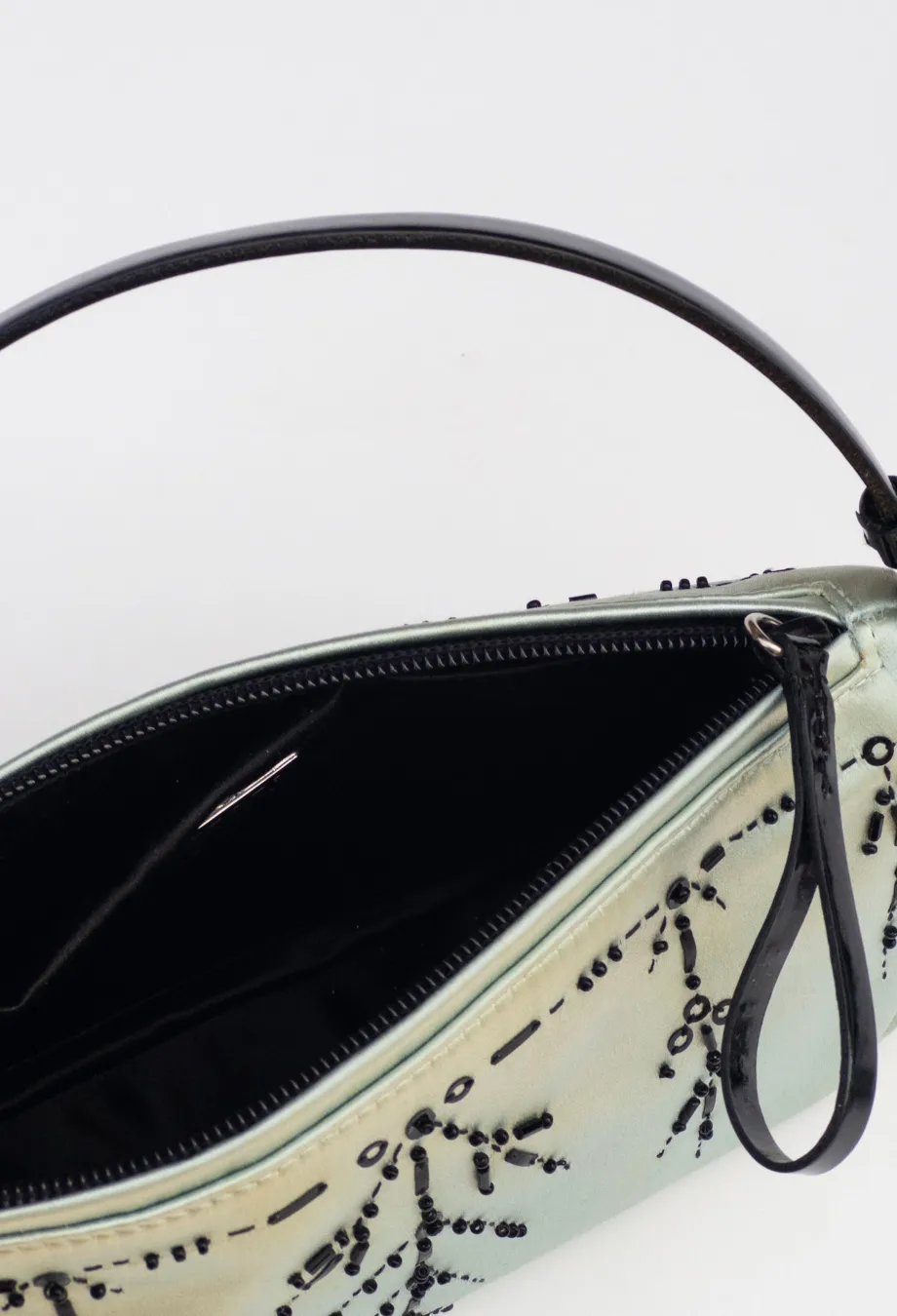 Prada Vintage Silk Beaded Bag