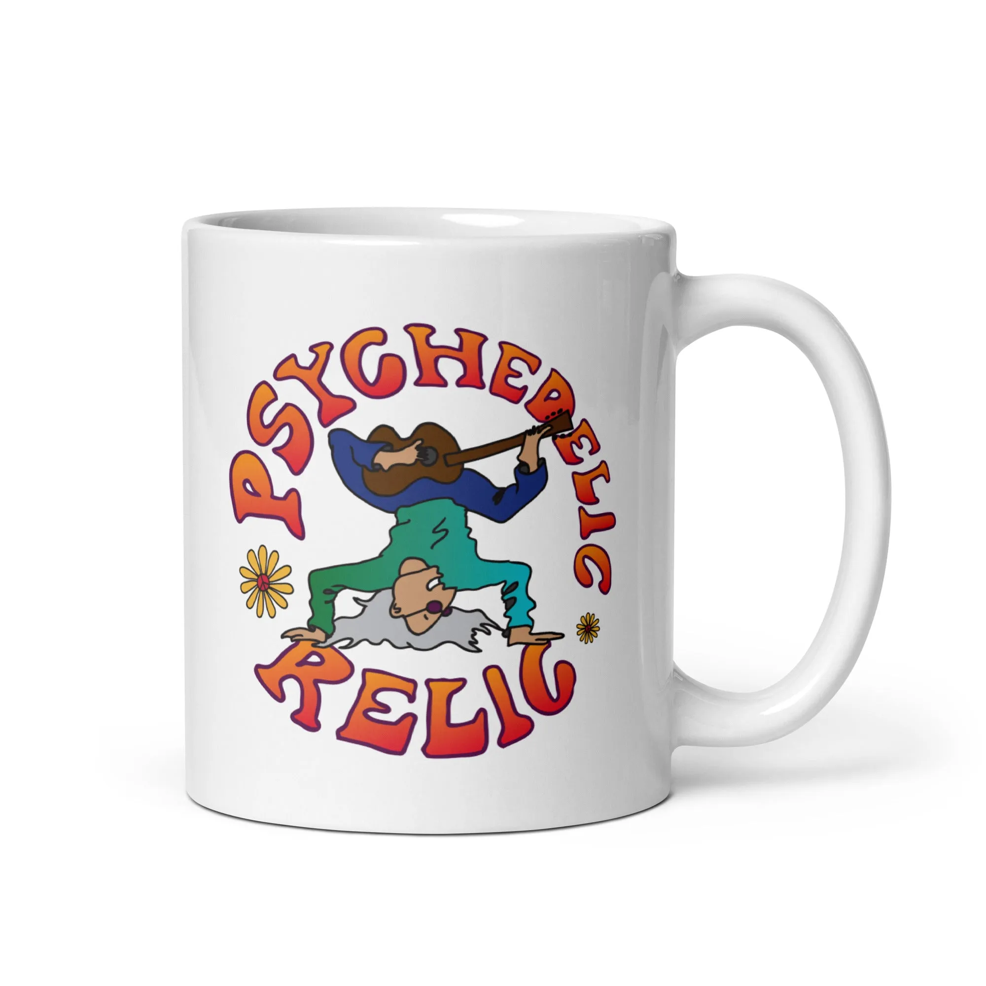 PSYCHEDELIC RELIC White Glossy Mug