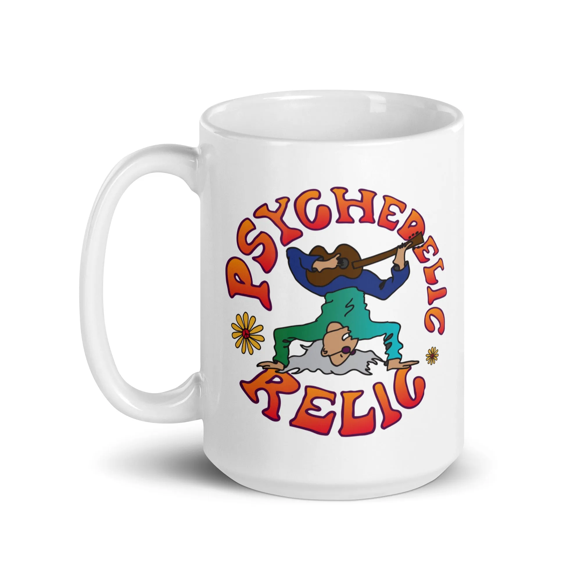 PSYCHEDELIC RELIC White Glossy Mug
