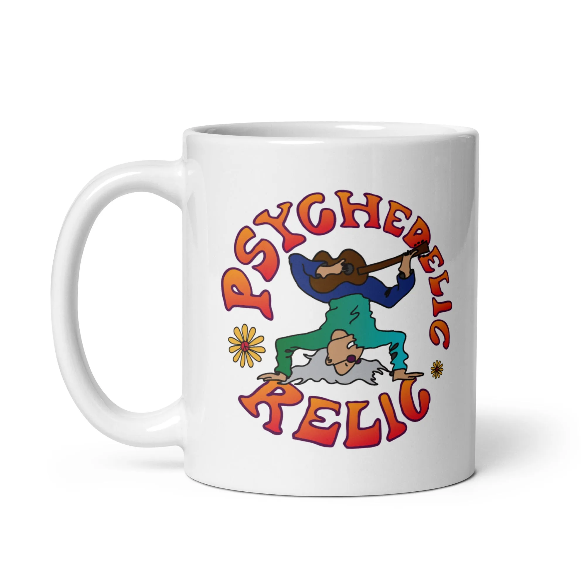 PSYCHEDELIC RELIC White Glossy Mug