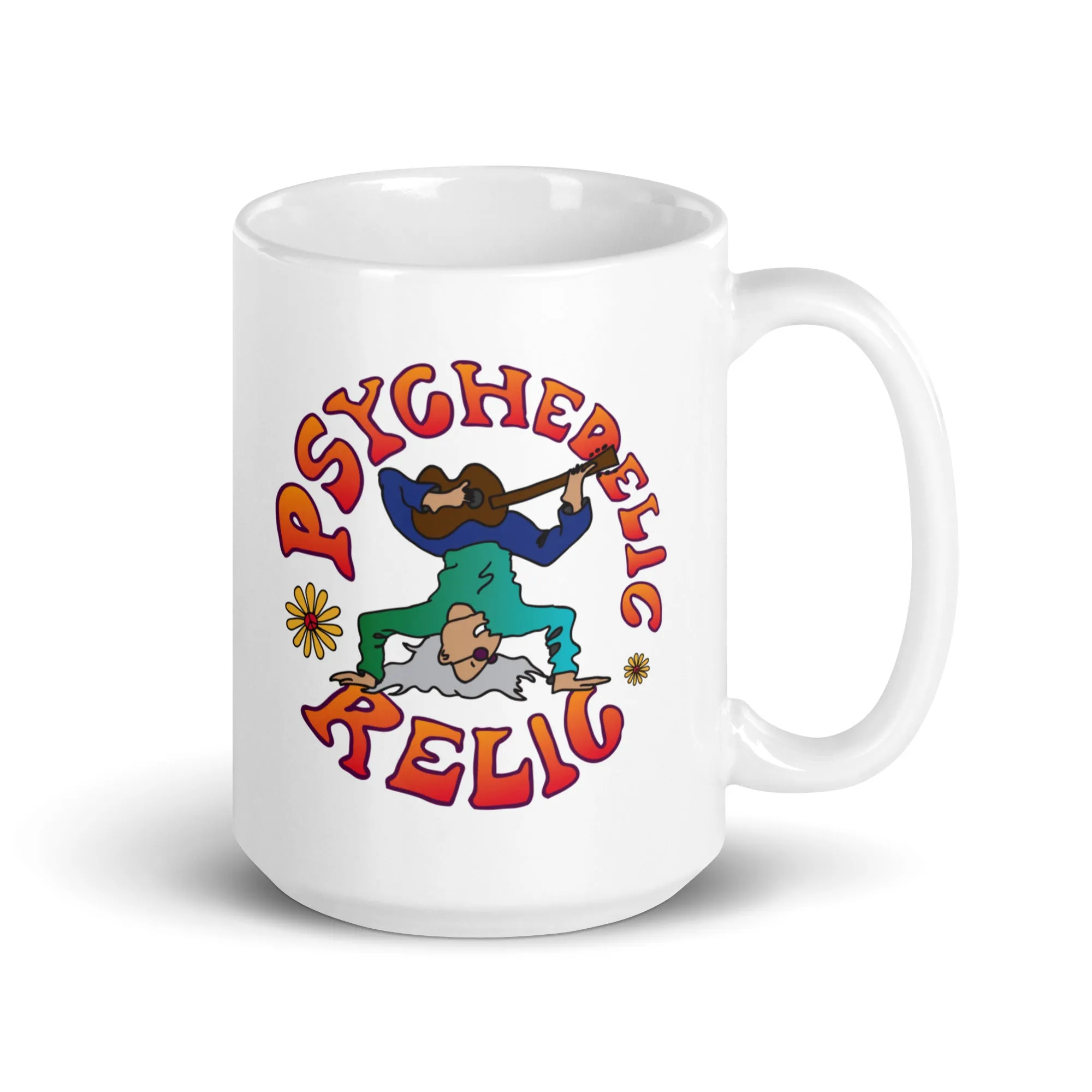 PSYCHEDELIC RELIC White Glossy Mug