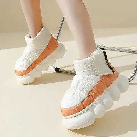 Quilted comfort boots
