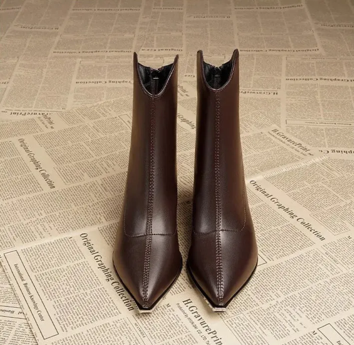 Raven Luxe Chrome Boots