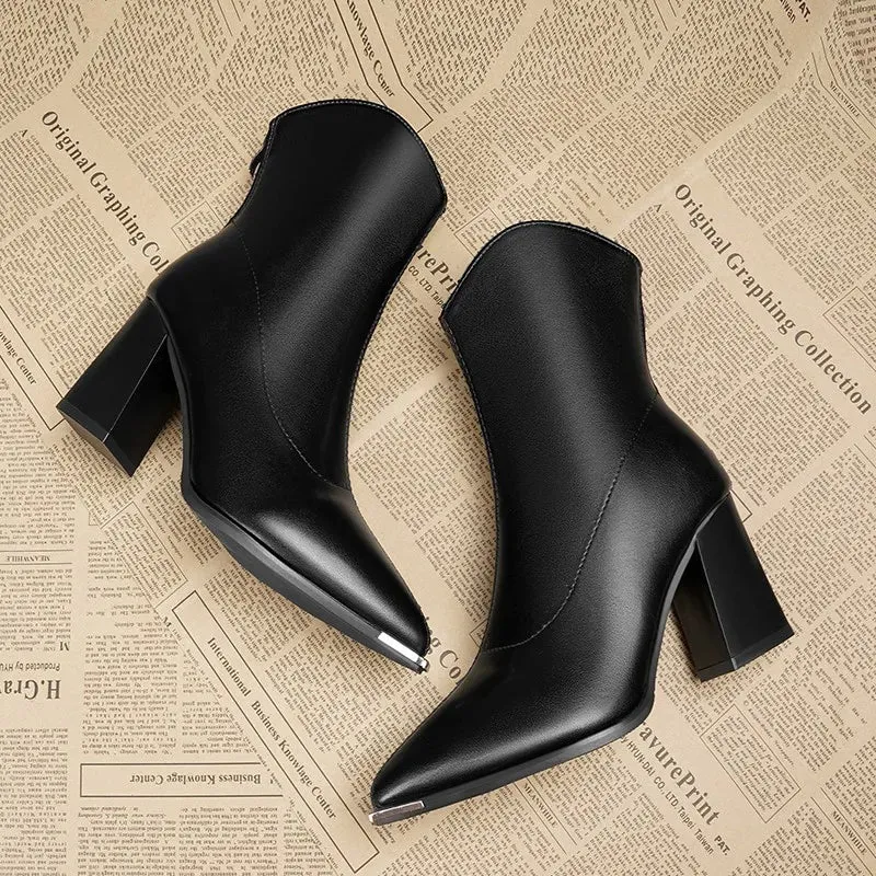 Raven Luxe Chrome Boots