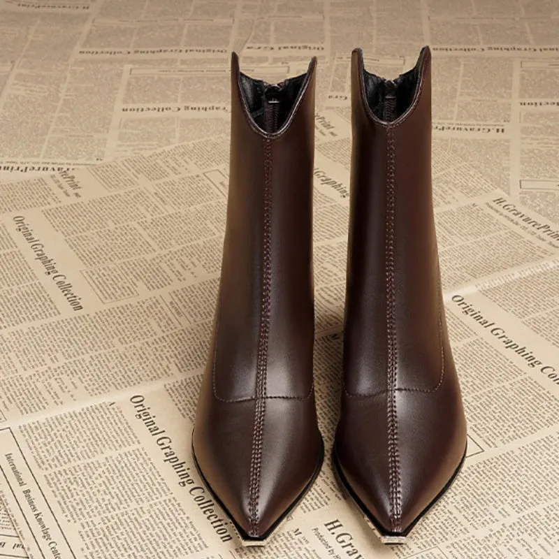 Raven Luxe Chrome Boots