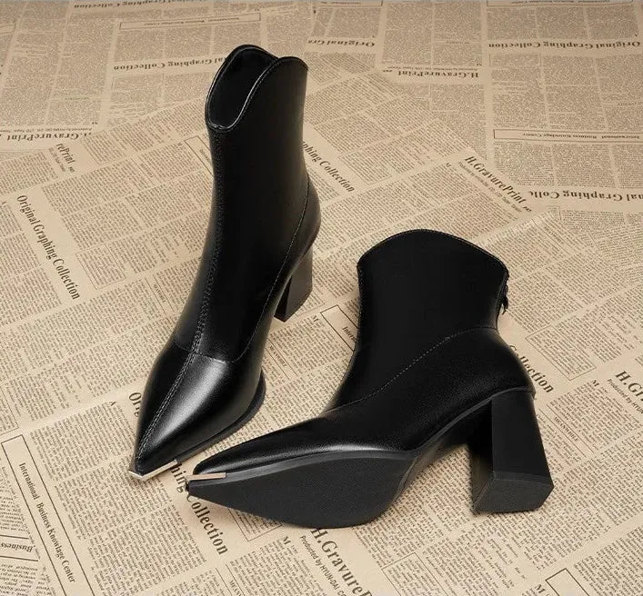 Raven Luxe Chrome Boots