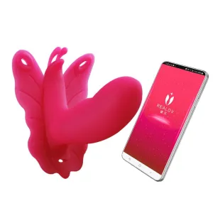 Realov Smart Wearable Butterfly G-Spot Vibrator App Control