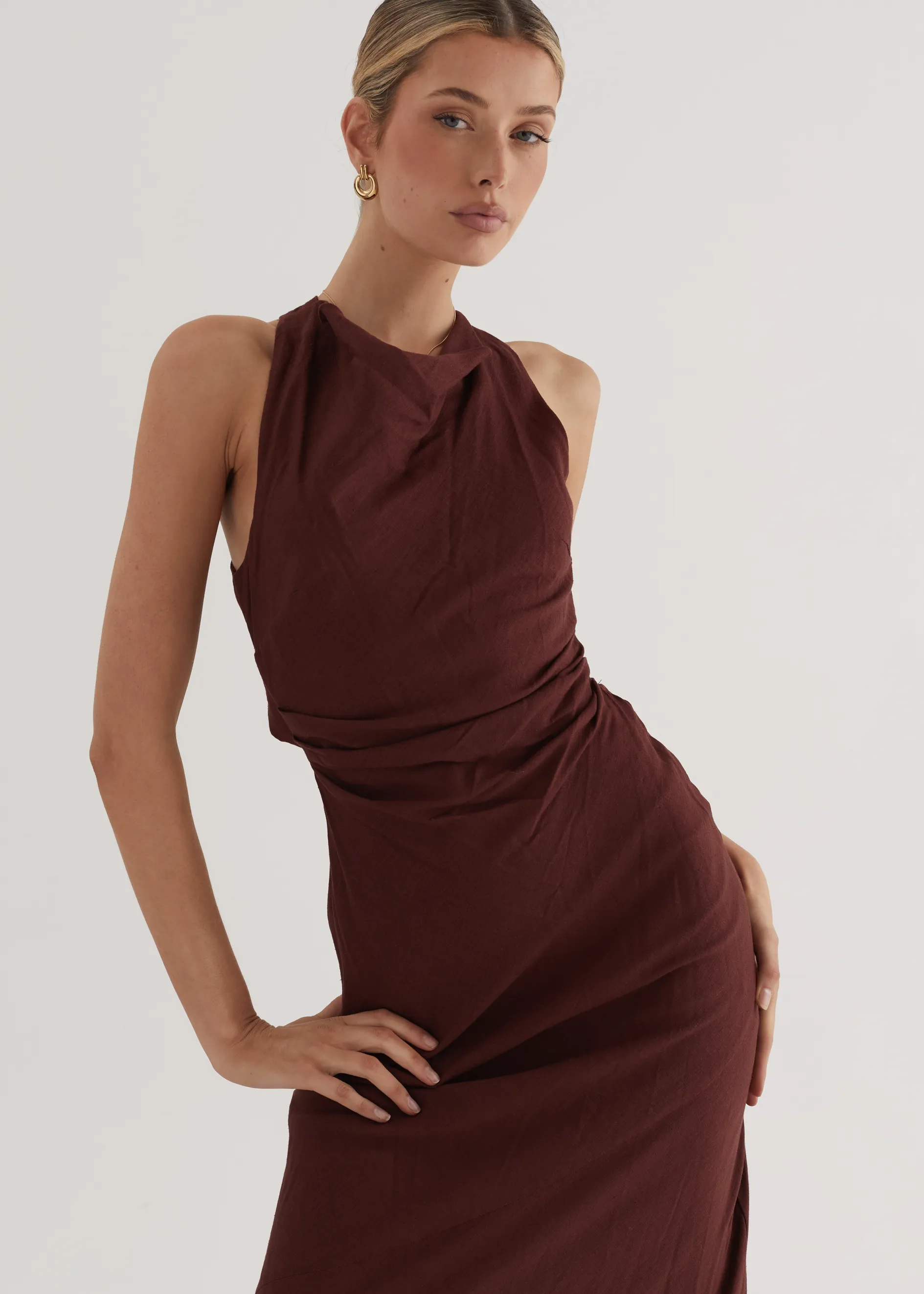 Renata Maxi Dress - Wine