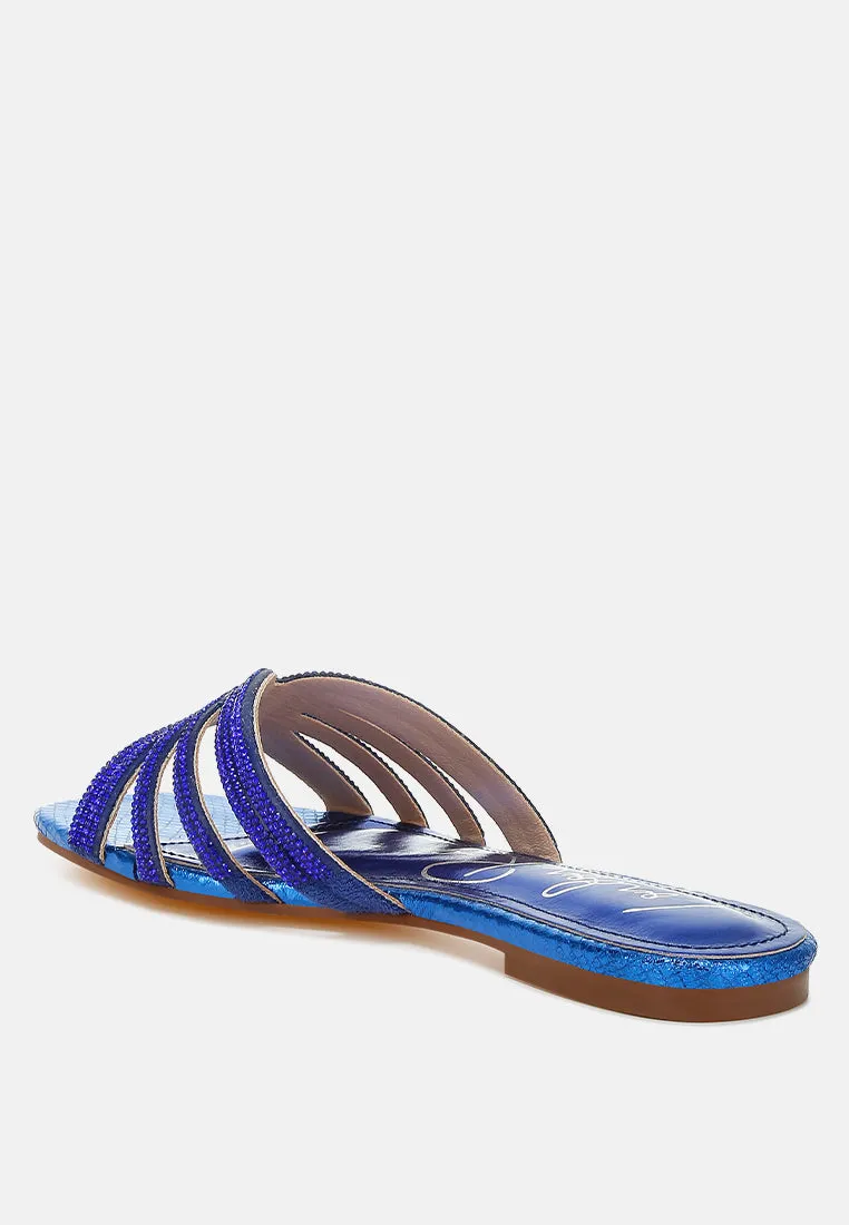 Rhinestone Cut Out Flats By RAG