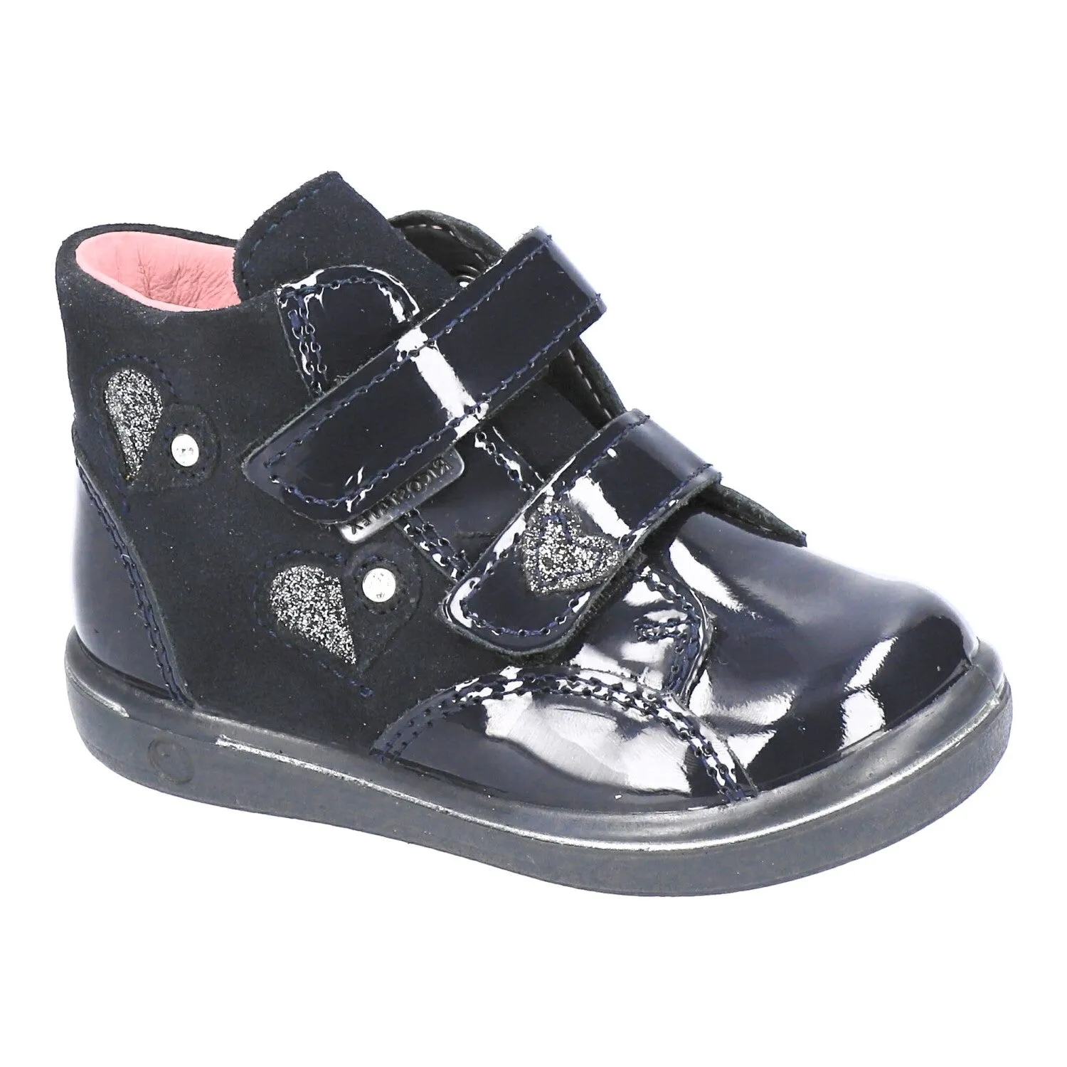 Ricosta Kids Boots | Abby Waterproof Velcro  | Navy Patent