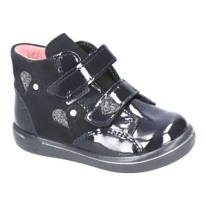 Ricosta Kids Boots | Abby Waterproof Velcro  | Navy Patent