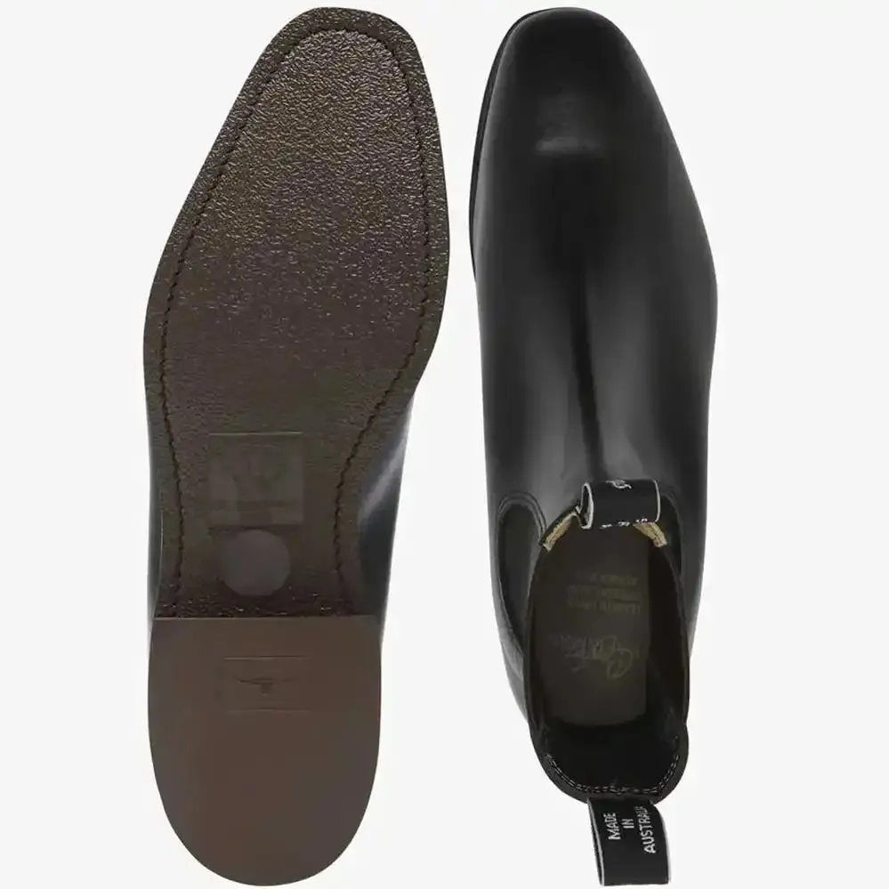 RM Williams Mens Comfort Craftsman Black Yearling