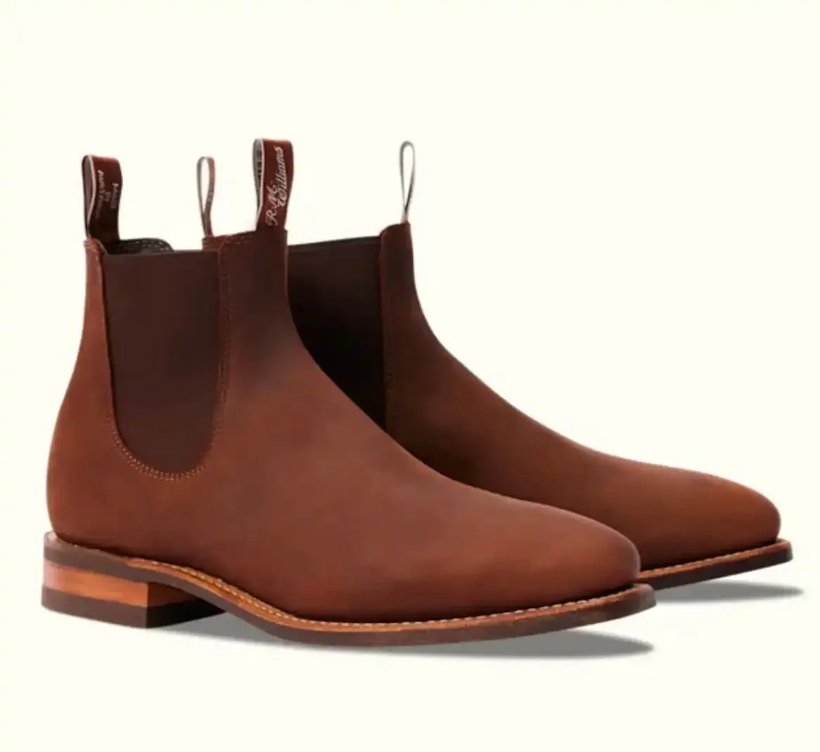 RM Williams Mens Comfort Craftsman Boots Bark