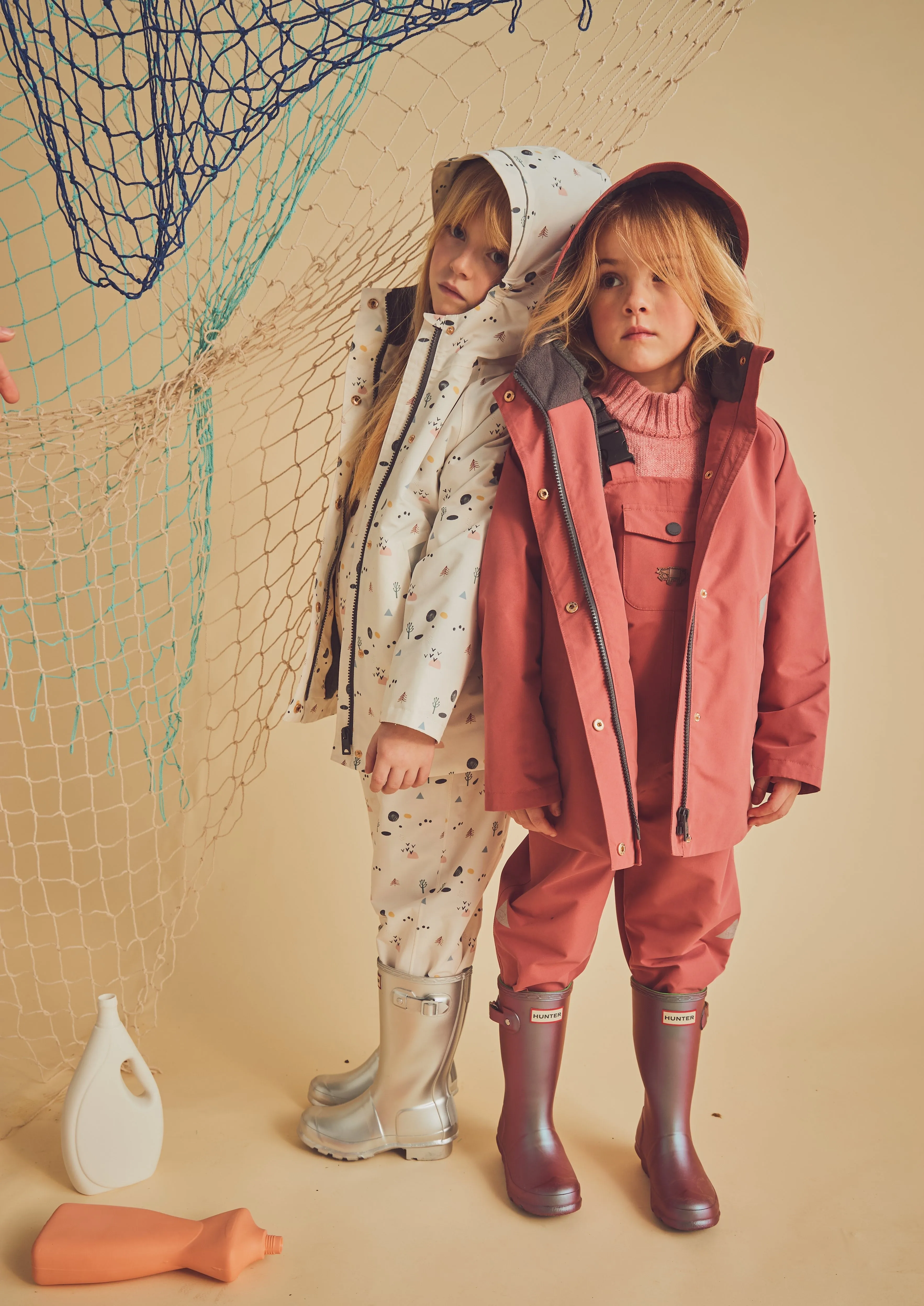 Rose Pink Waterproof Raincoat
