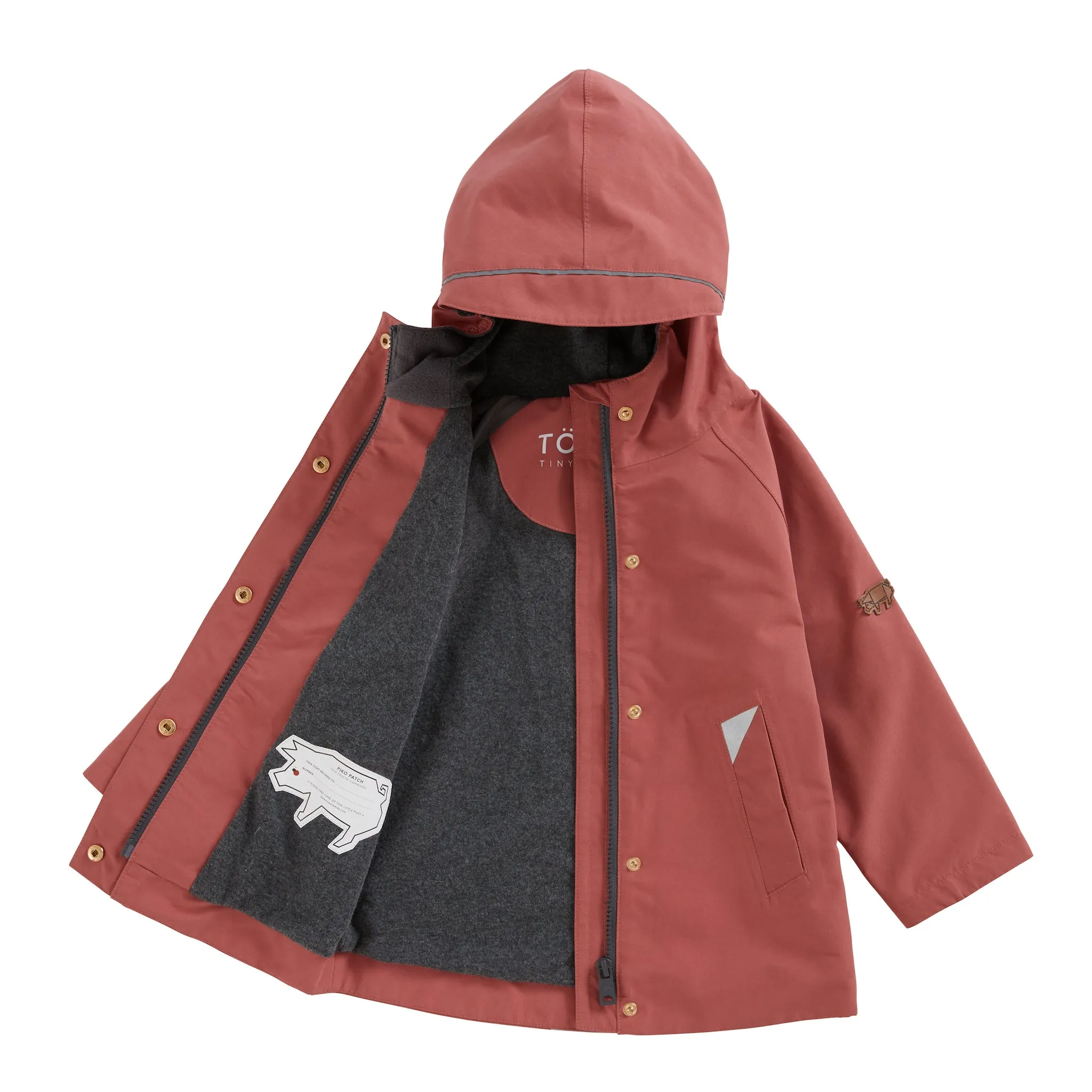 Rose Pink Waterproof Raincoat