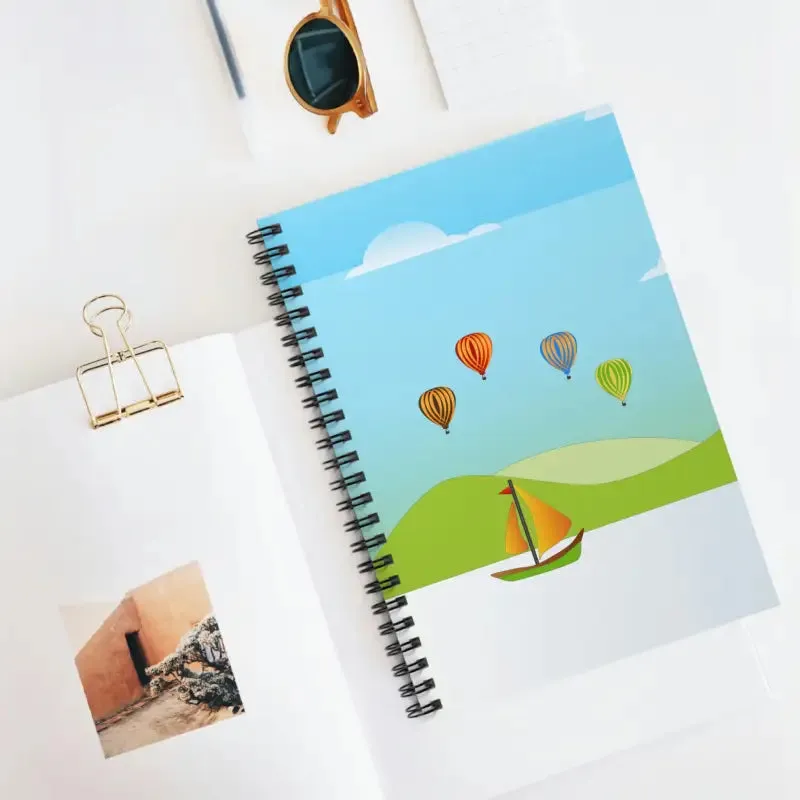 Rule the Waves Spiral Notebook Set Sail