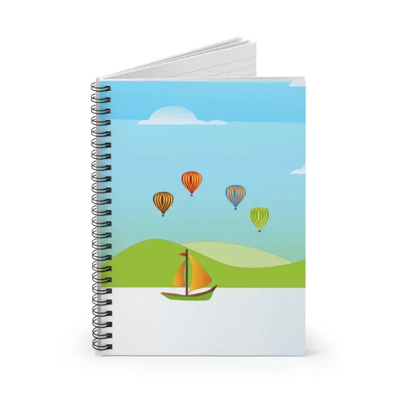Rule the Waves Spiral Notebook Set Sail