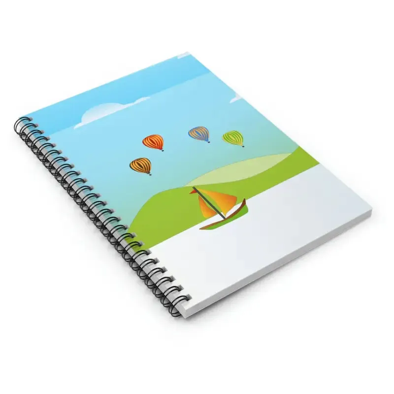 Rule the Waves Spiral Notebook Set Sail