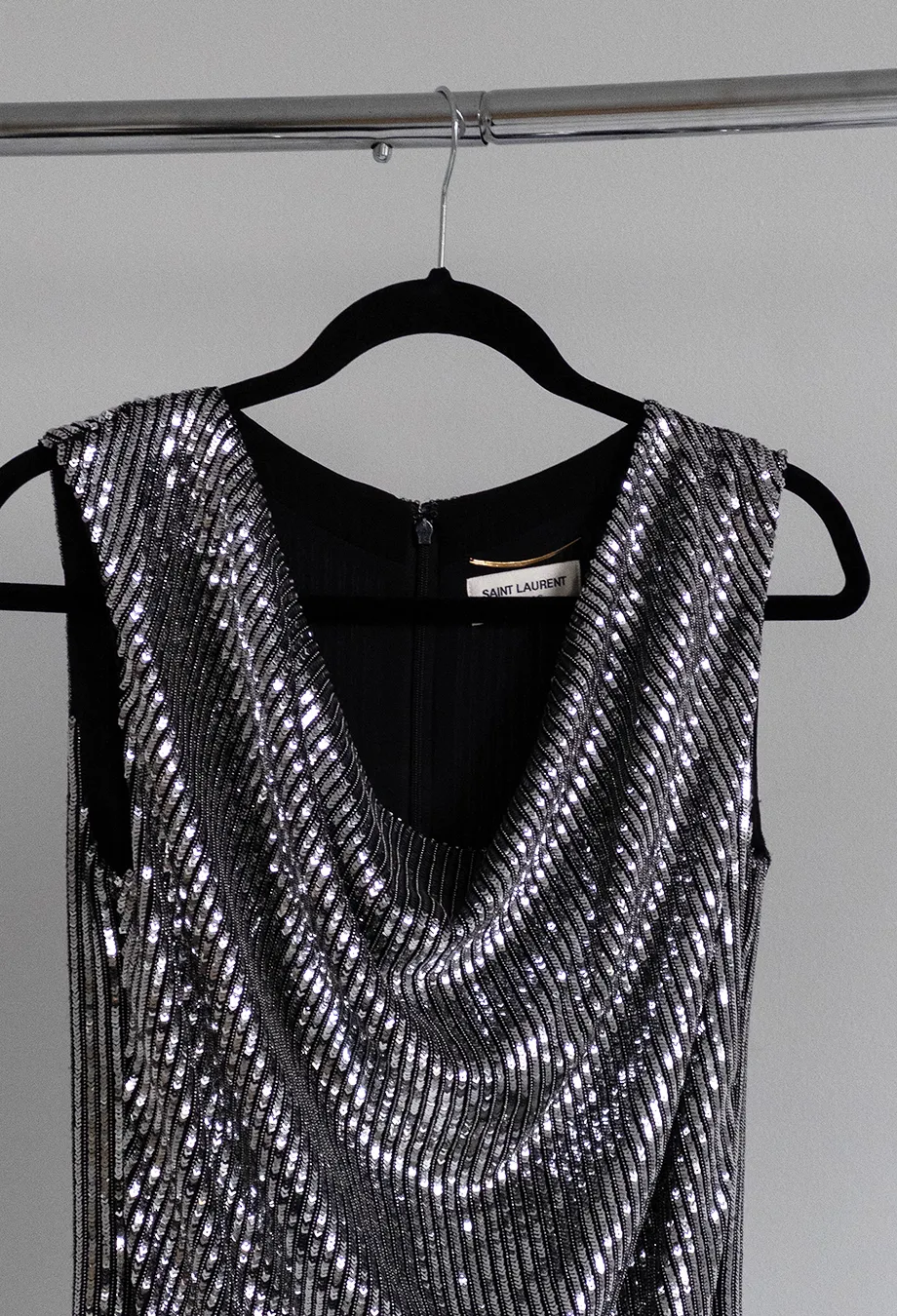 Saint Laurent Sequin Mini Dress